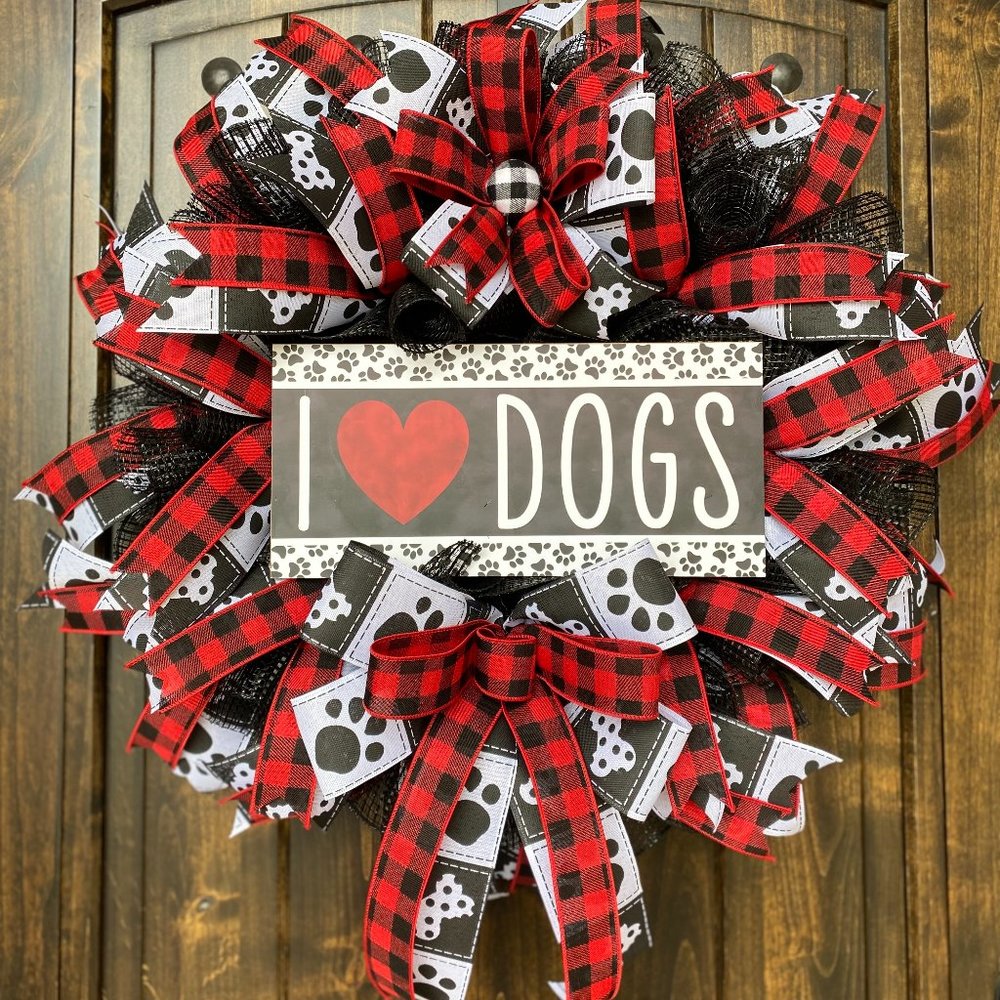 Dog Wreath, Pet Wreath